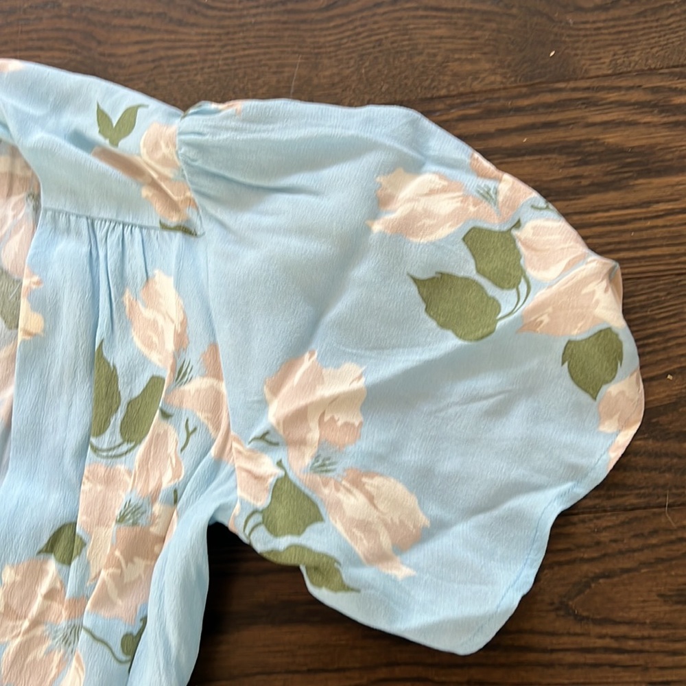 Privacy Please Floral Wrap Dress - Picture 5 of 6